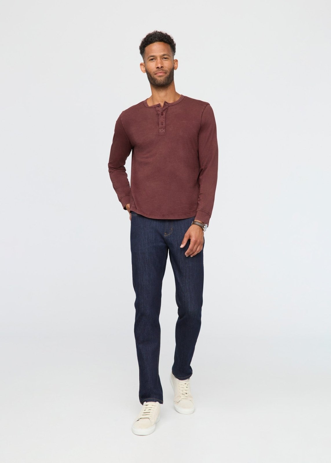 Men's 100% Pima Cotton Henley