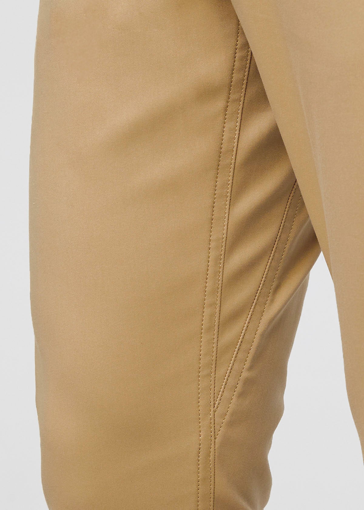 mens khaki relaxed fit stretch pant gusset