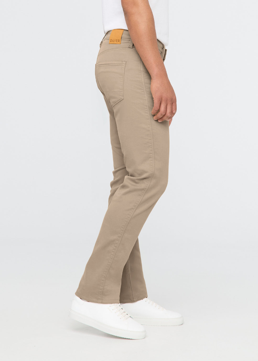 Men's Desert Khaki Straight Fit Dress Sweatpant