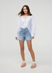 Women's Vintage Seaside High Rise Denim Shorts Full Body