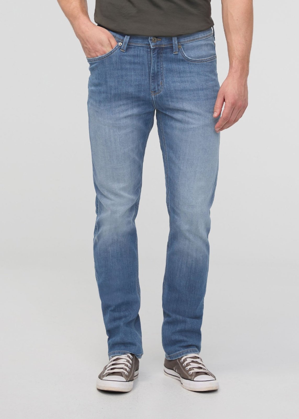 Men's Performance Denim Slim Straight Vintage Cascade Front