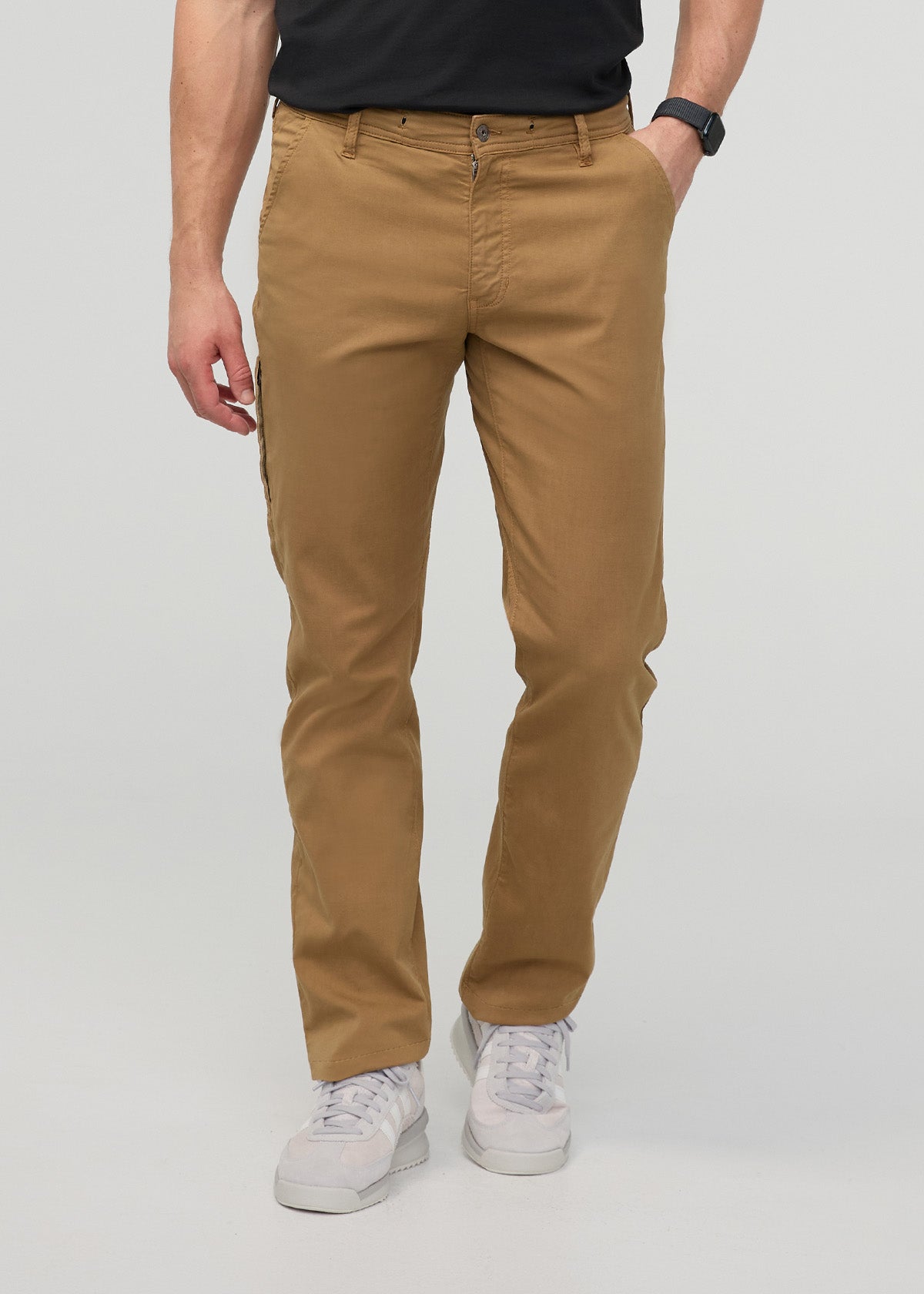 Men's Camel Traveller Pant full body front
