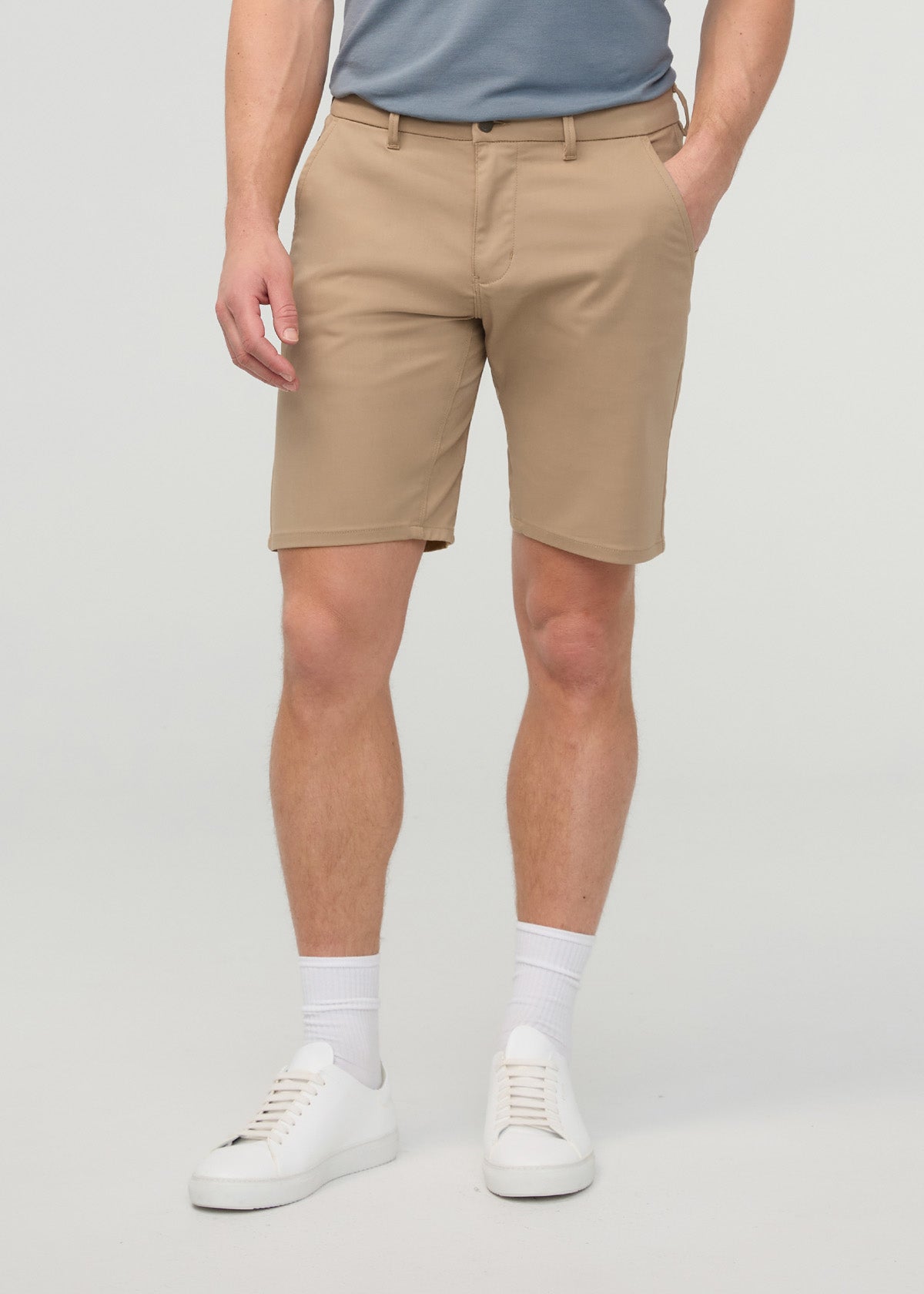 Nustretch Club Short - Desert Khaki