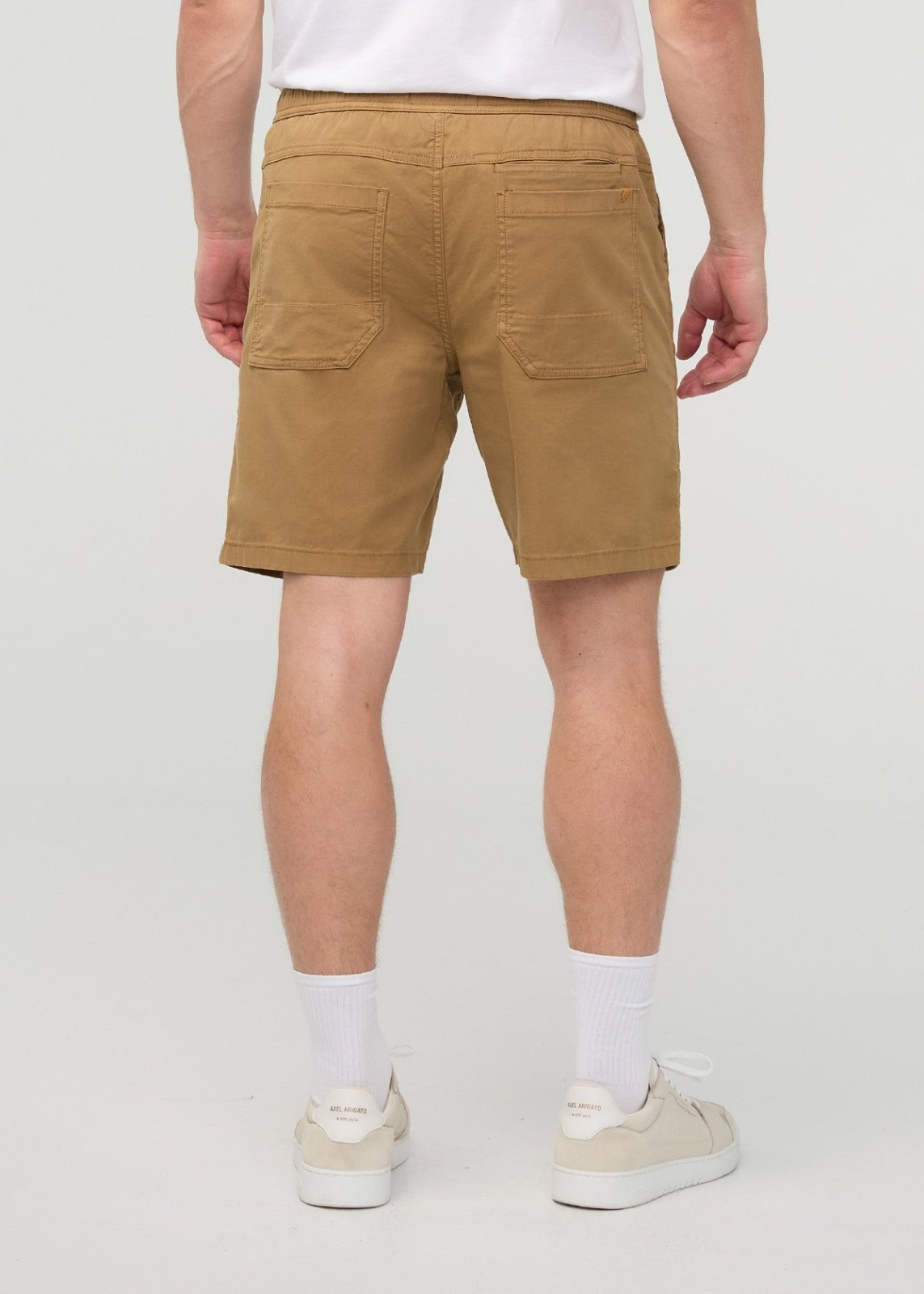 Men’s Camel Stretch Travel Shorts back