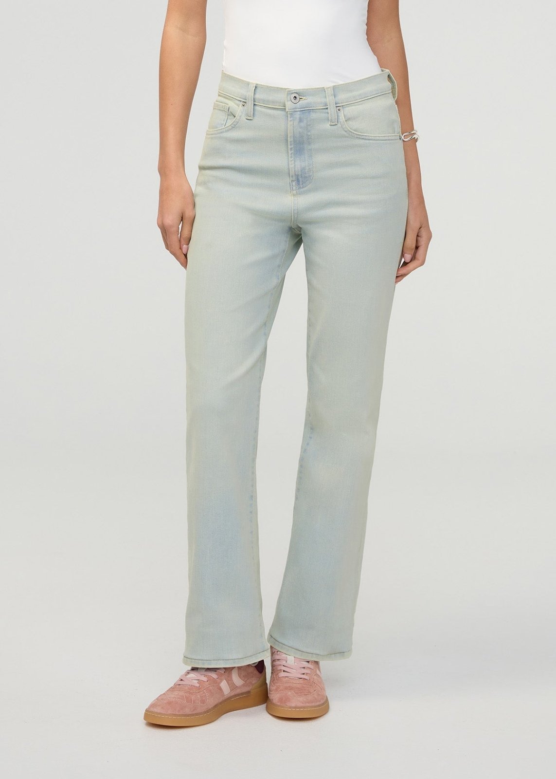 Women's Moonstone High Rise Straight Jeans Front