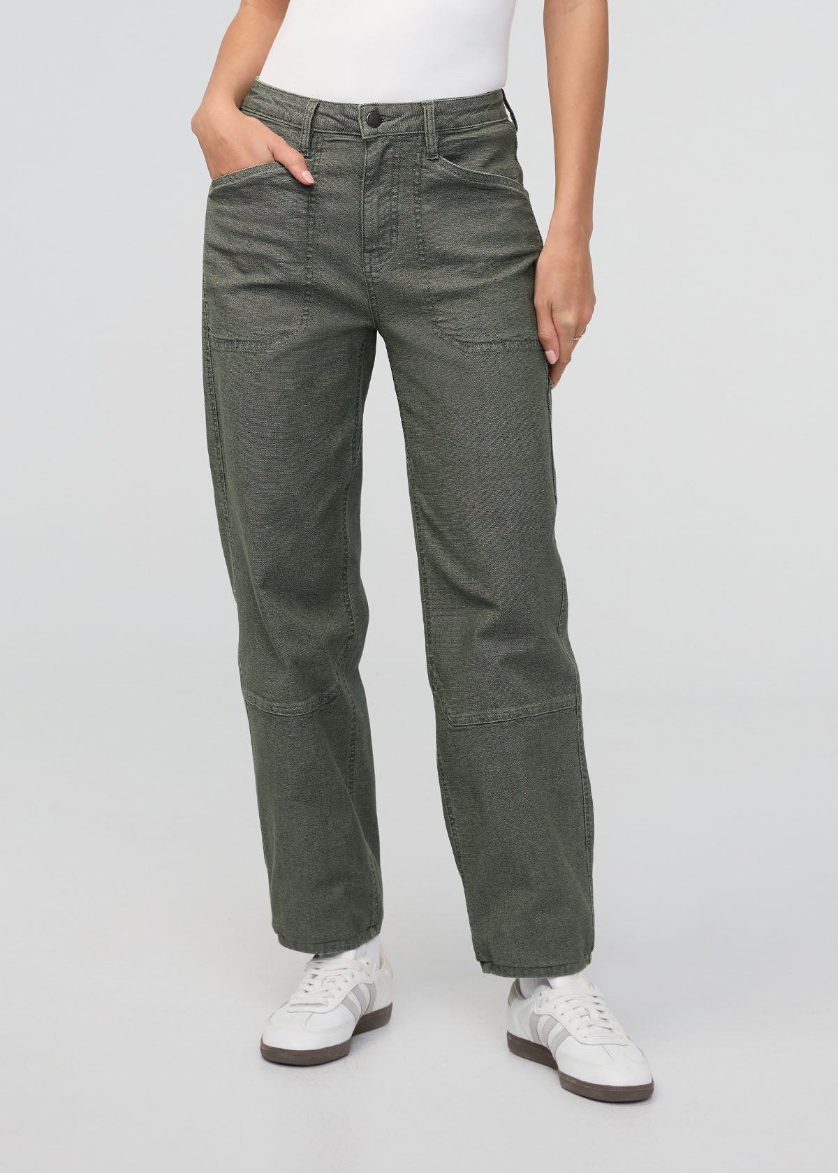 Women's Black Spruce Stretch Canvas  Utility Pants front