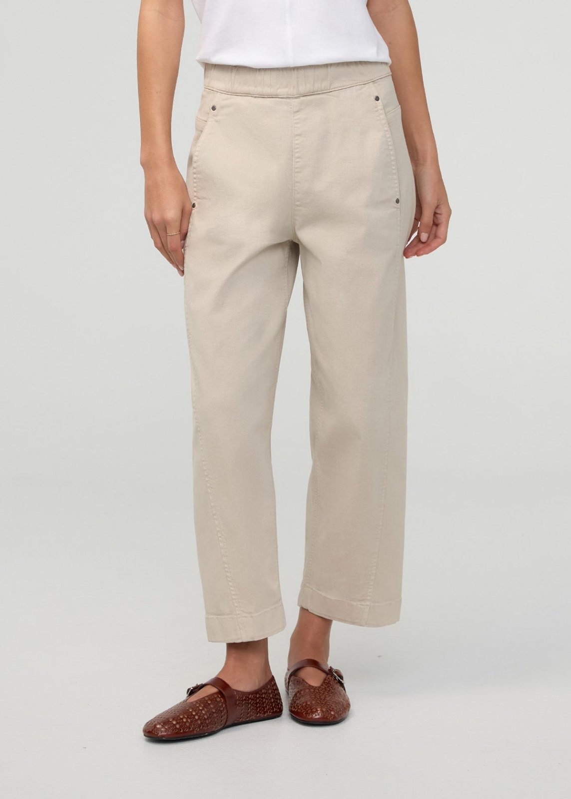 Women's Sandstone Barrel Pull On Pant front