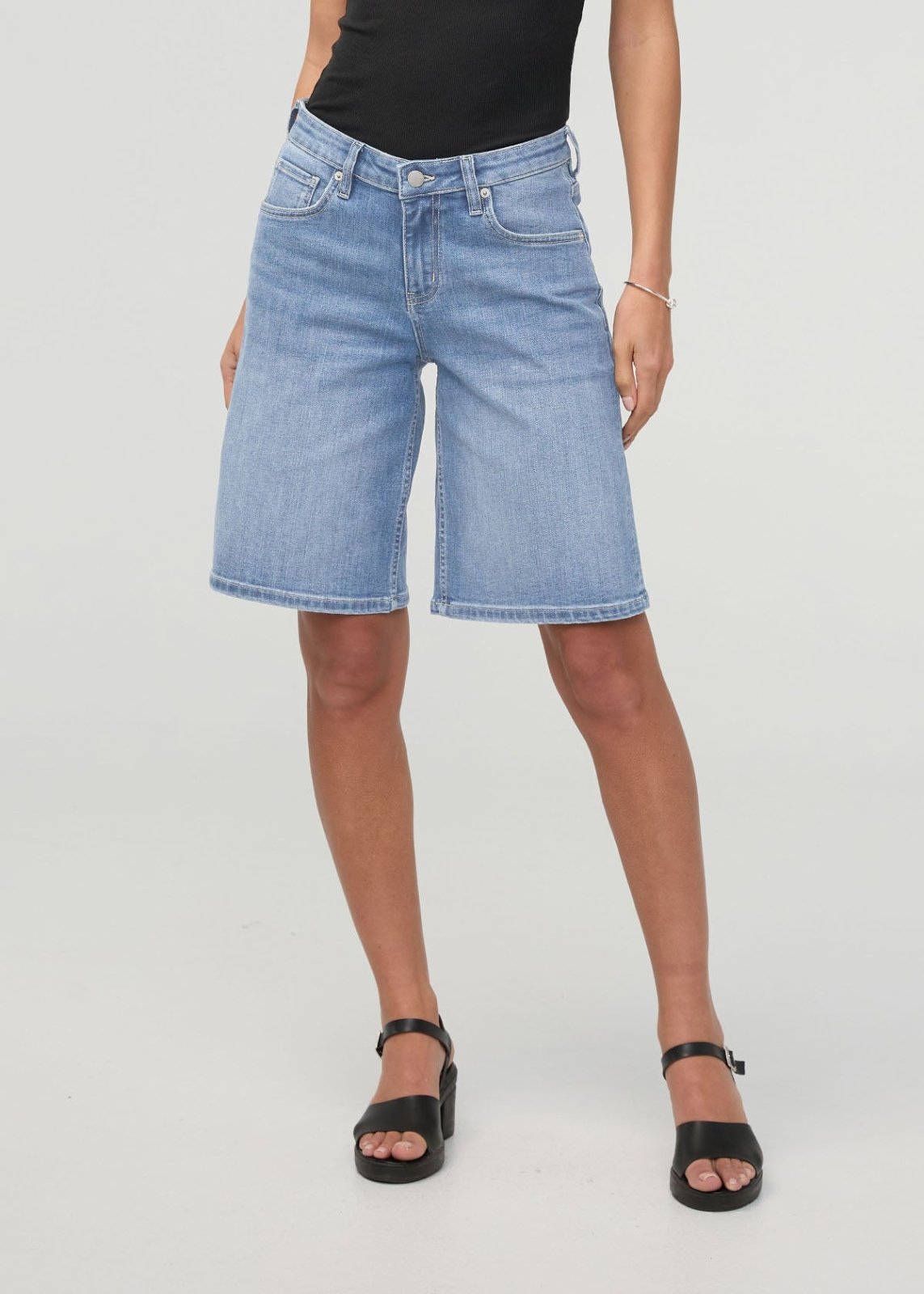 Women's Vintage Seaside High Rise Denim Shorts front