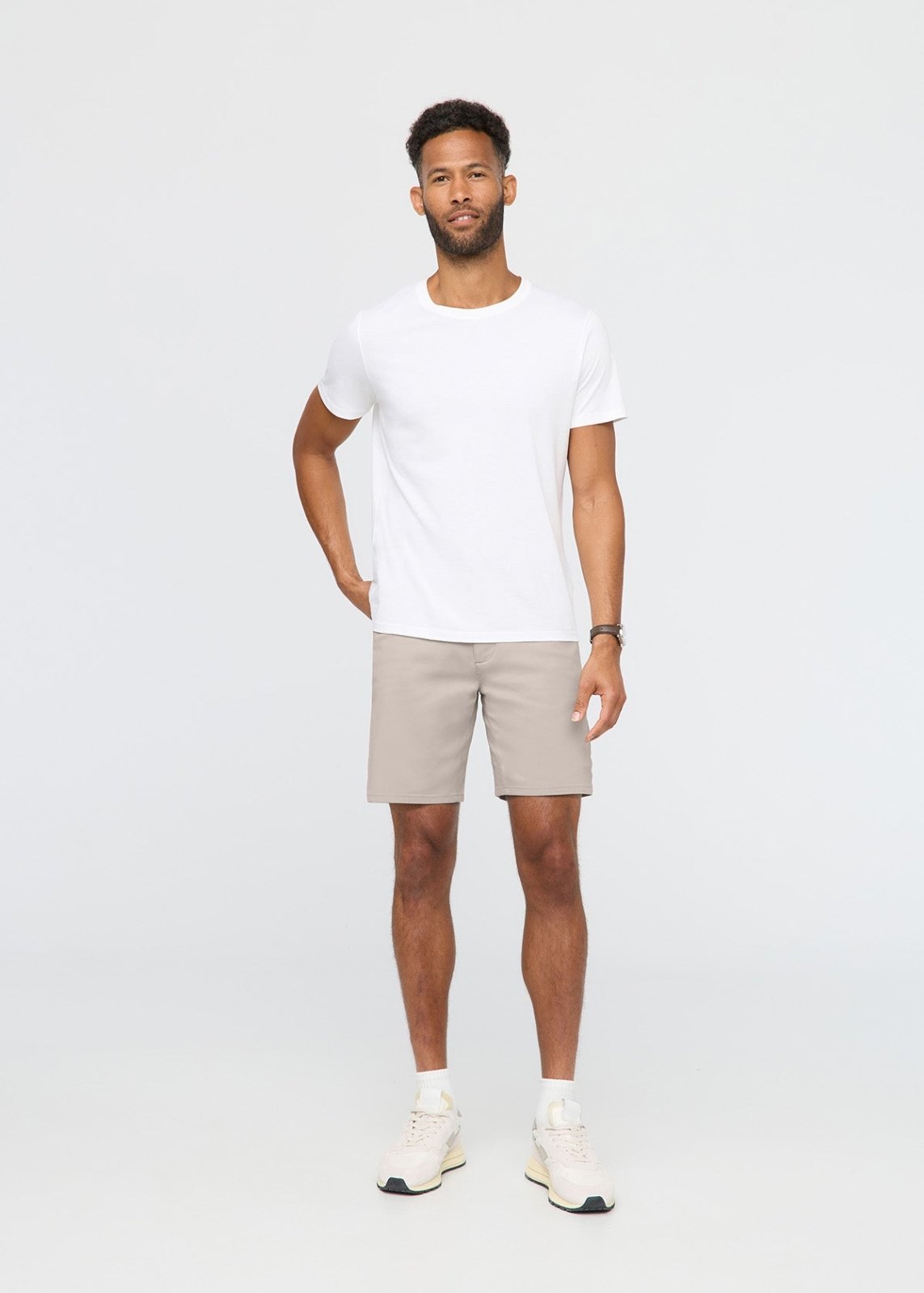 mens stone golf short full body