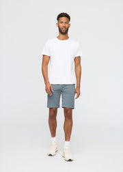 Men's Blue Lightweight Shorts Slim Fit full body