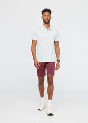 Men's Red Lightweight Shorts Slim Fit full body