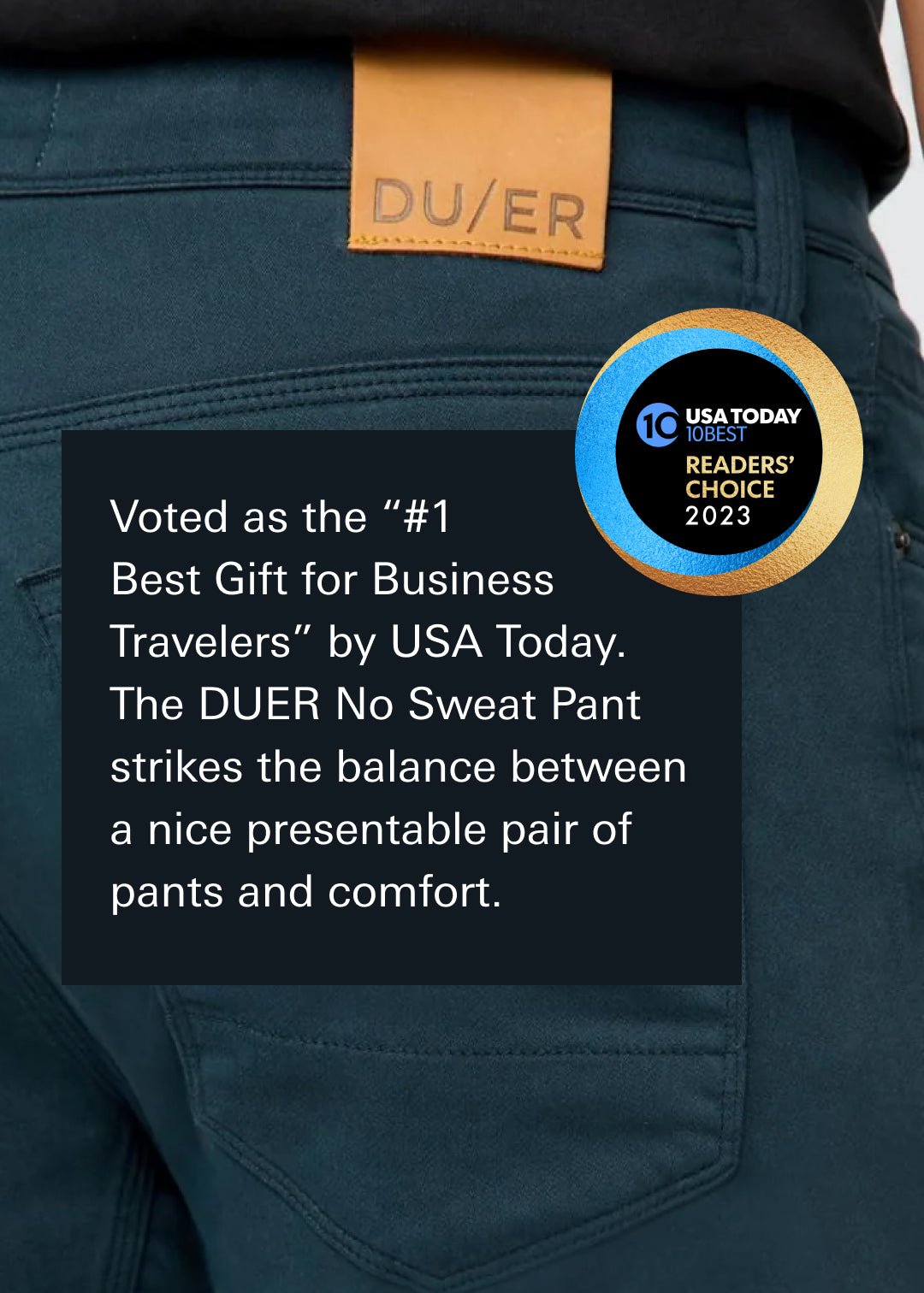 No Sweat Pant USA Today Quote