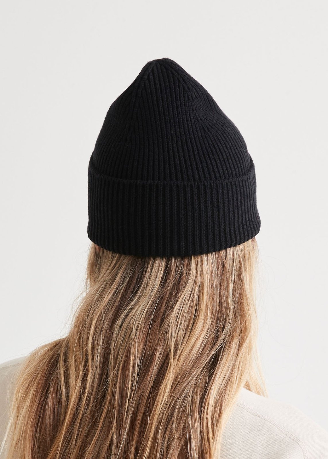Merino Wool Toque - Black