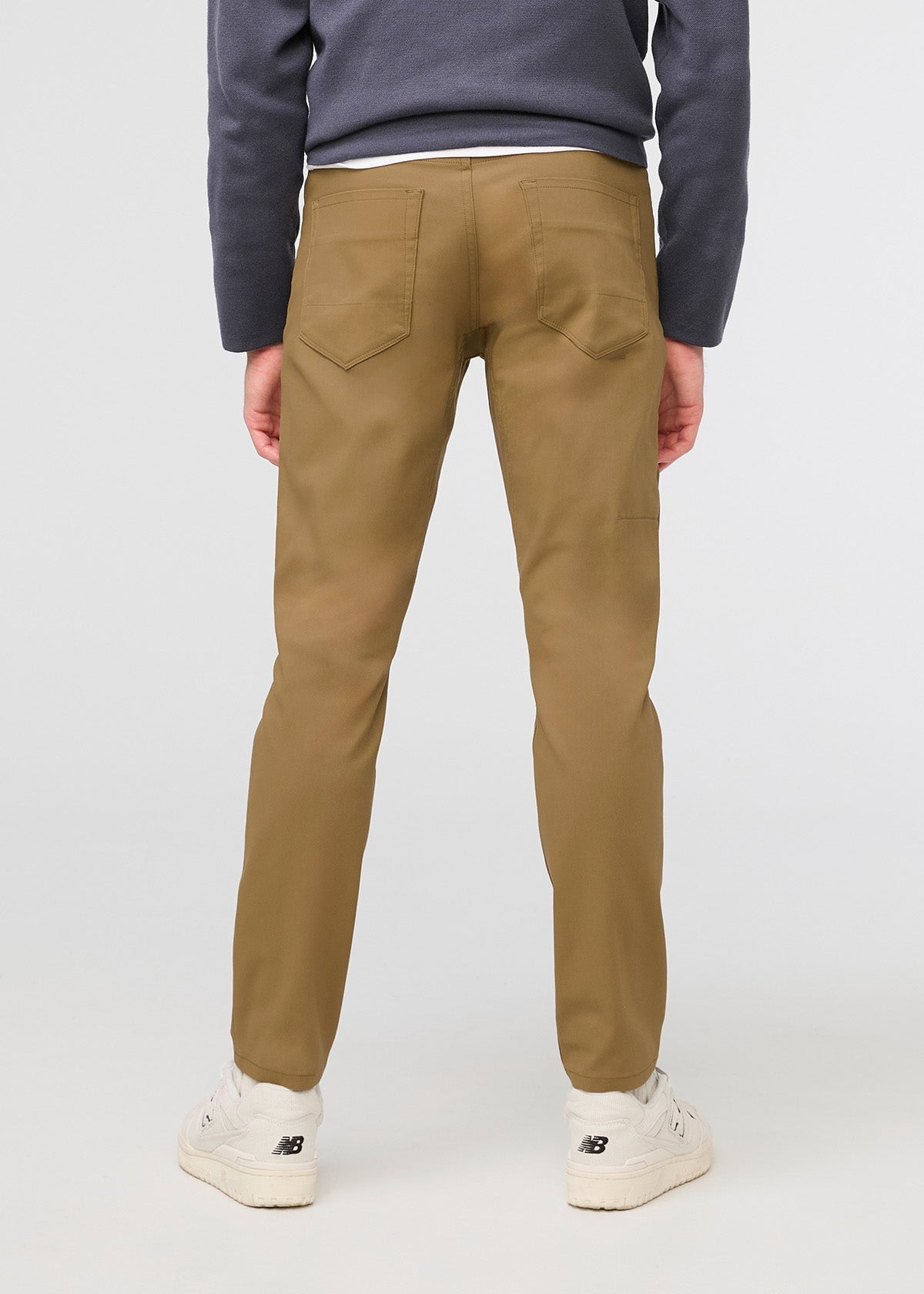 Men's Khaki Slim Fit Stretch Pant