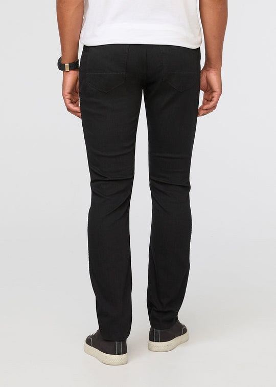 Men's Black Relaxed Fit Stretch Jeans