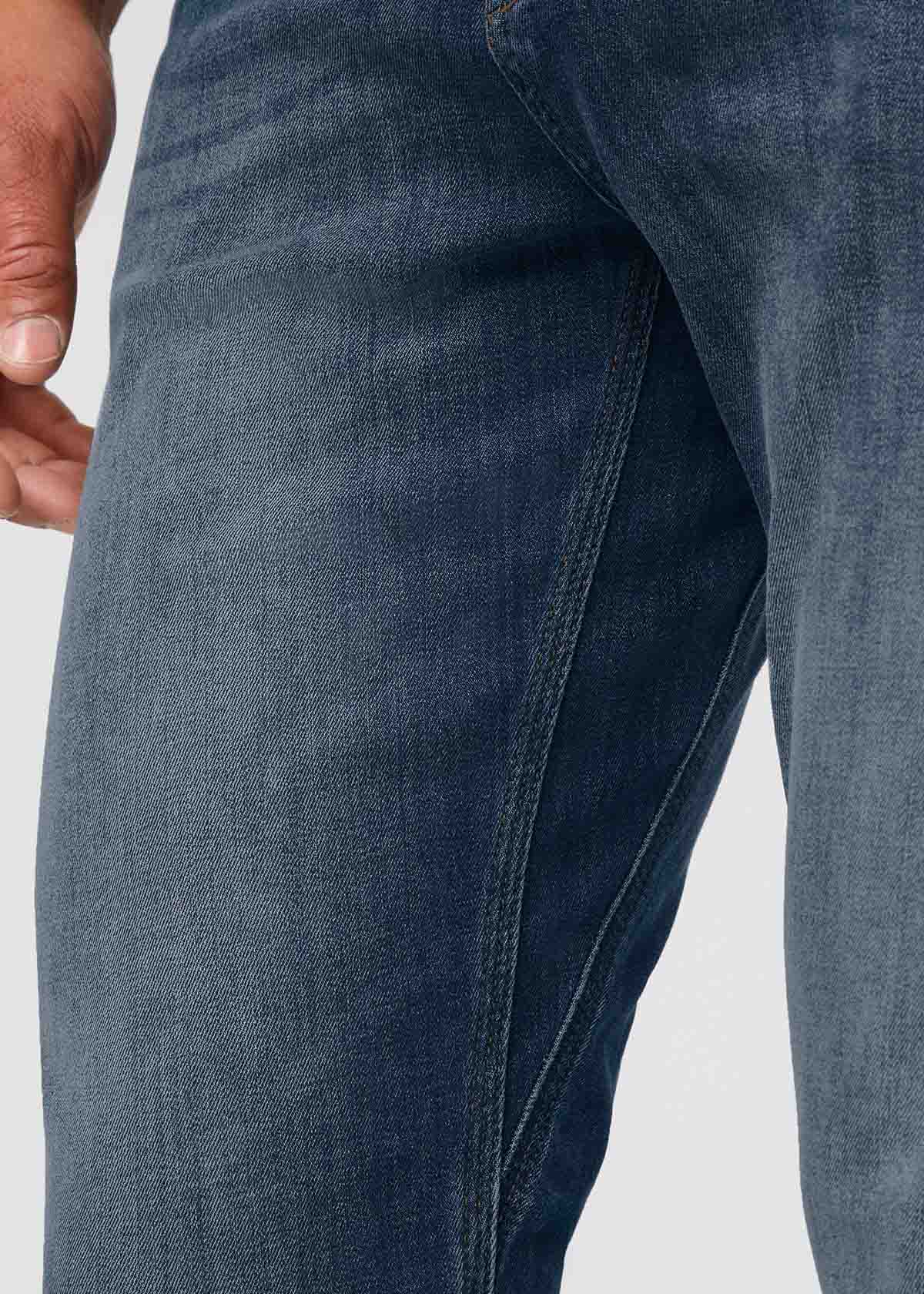 DS9C61 Shaded Blue Stretch Denim Jeans