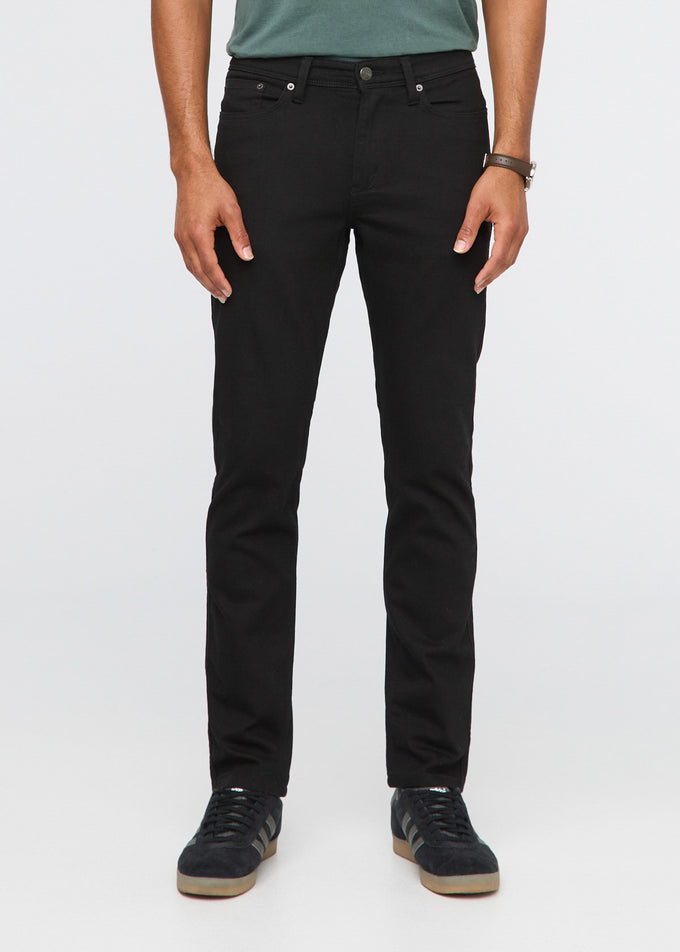Men's Multicolor Gradient Print Slim Fit Denim Pants main image 0