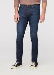 Men's Marina Blue Slim Fit Stretch Jeans Front