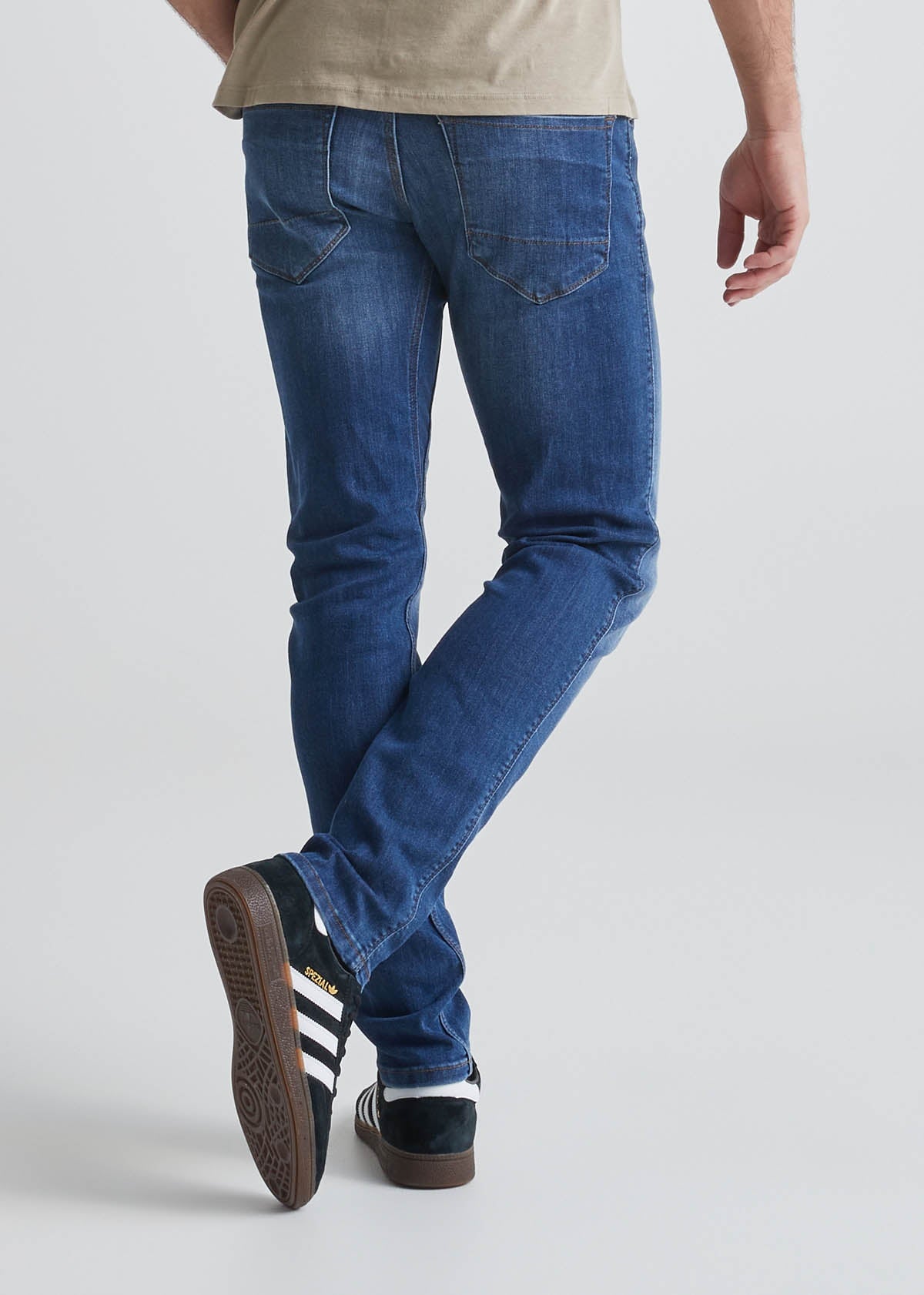 Long Pants For Men Men'S High-End Stretch Nostalgic Frayed Slim-Fit Jeans  Blue Xxxl(36),ac2834