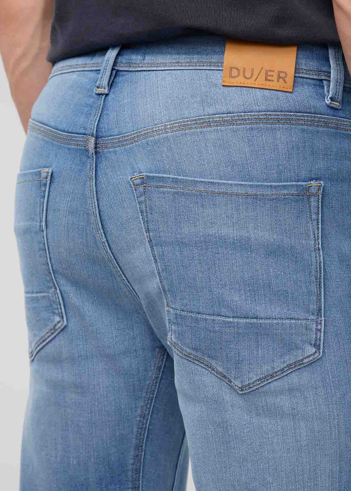 mens performance denim slim straight blueridge stretch jeans back waistband