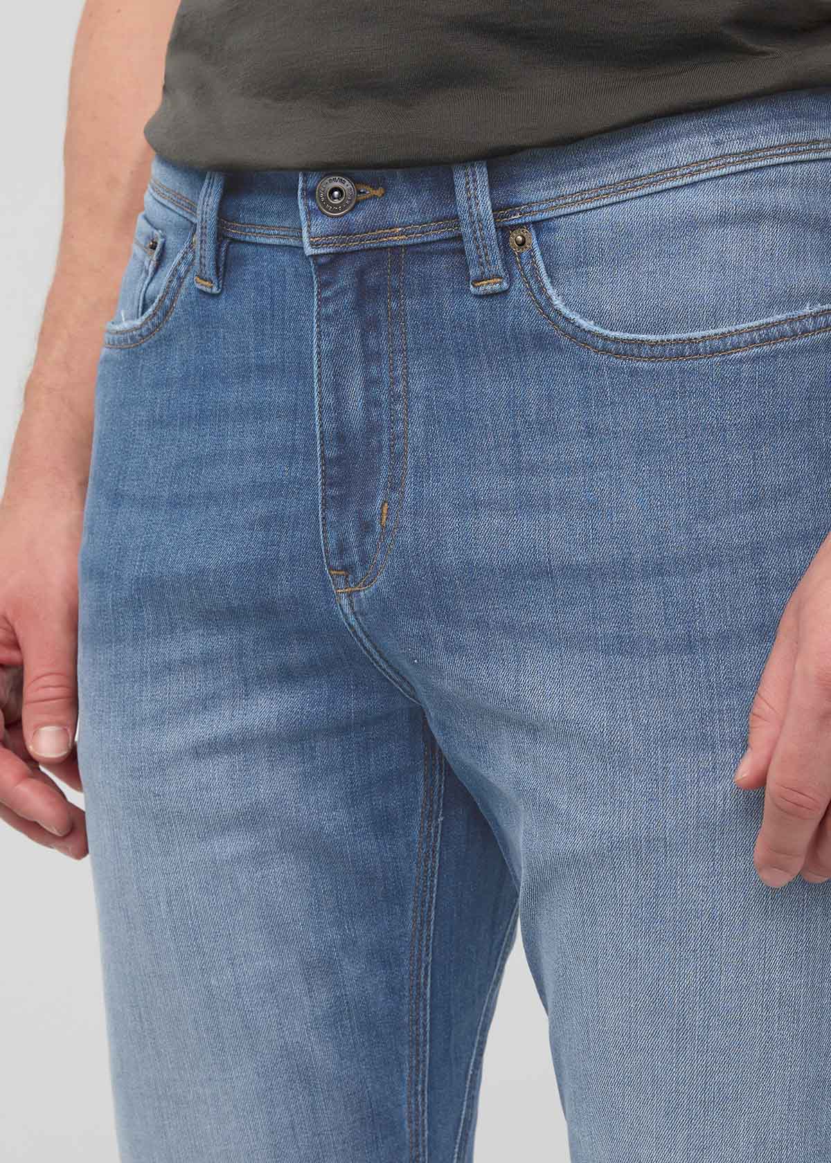 Men's Performance Denim Slim Straight Vintage Cascade Waist