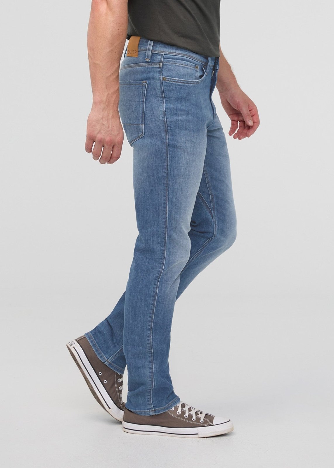 Men's Performance Denim Slim Straight Vintage Cascade Side