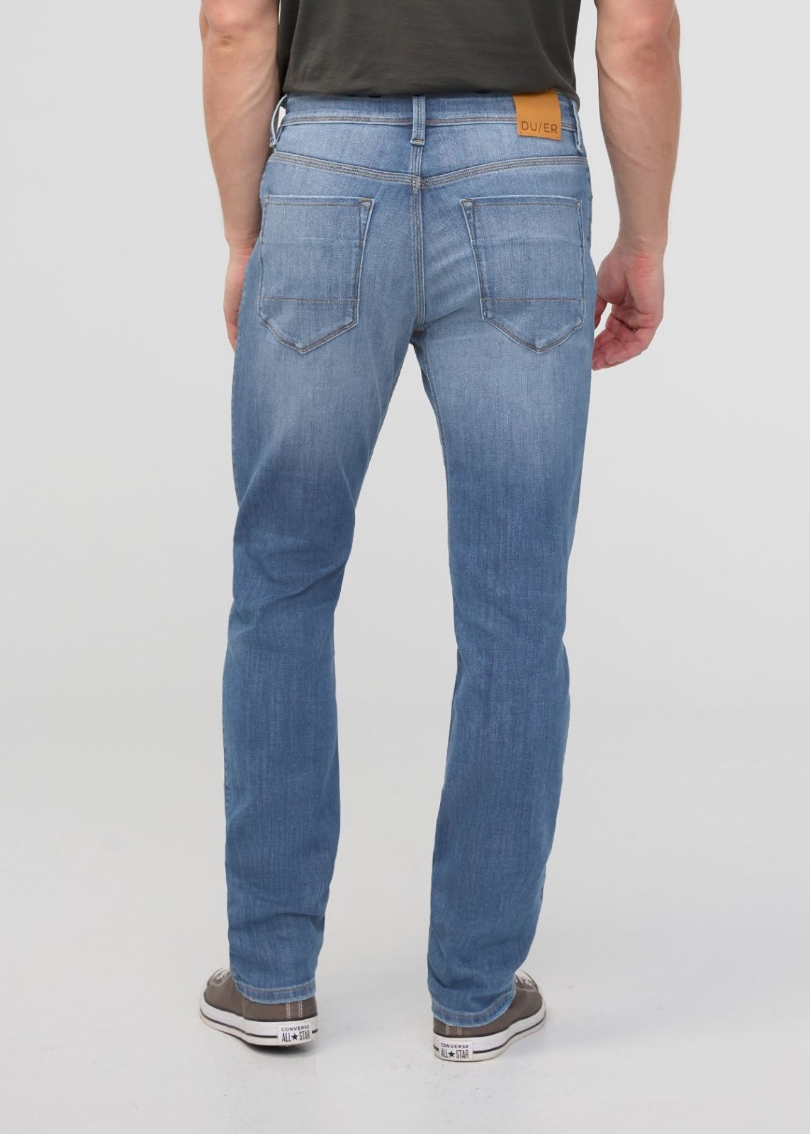 Men's Performance Denim Slim Straight Vintage Cascade Back
