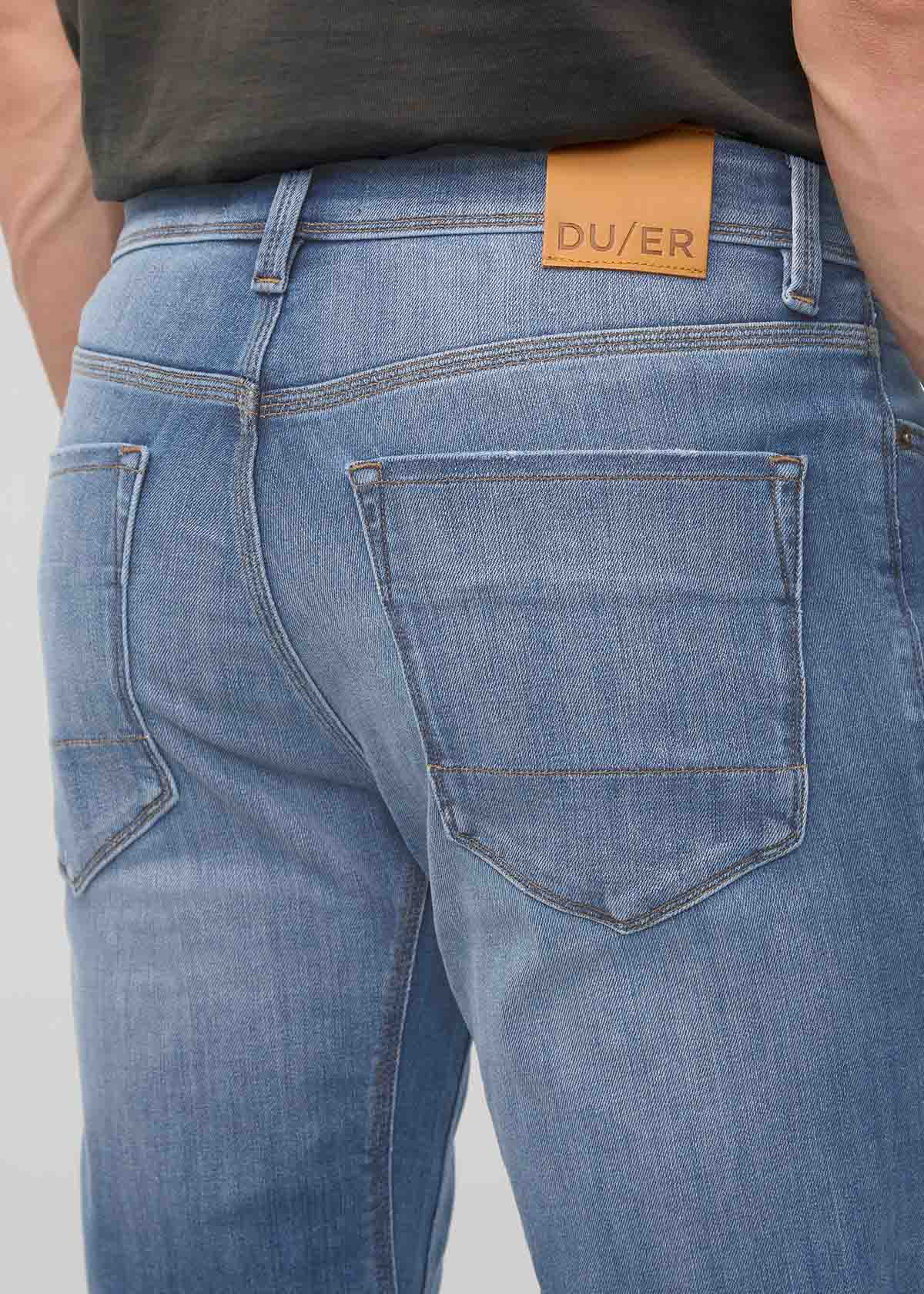 Men's Performance Denim Slim Straight Vintage Cascade Back Pocket