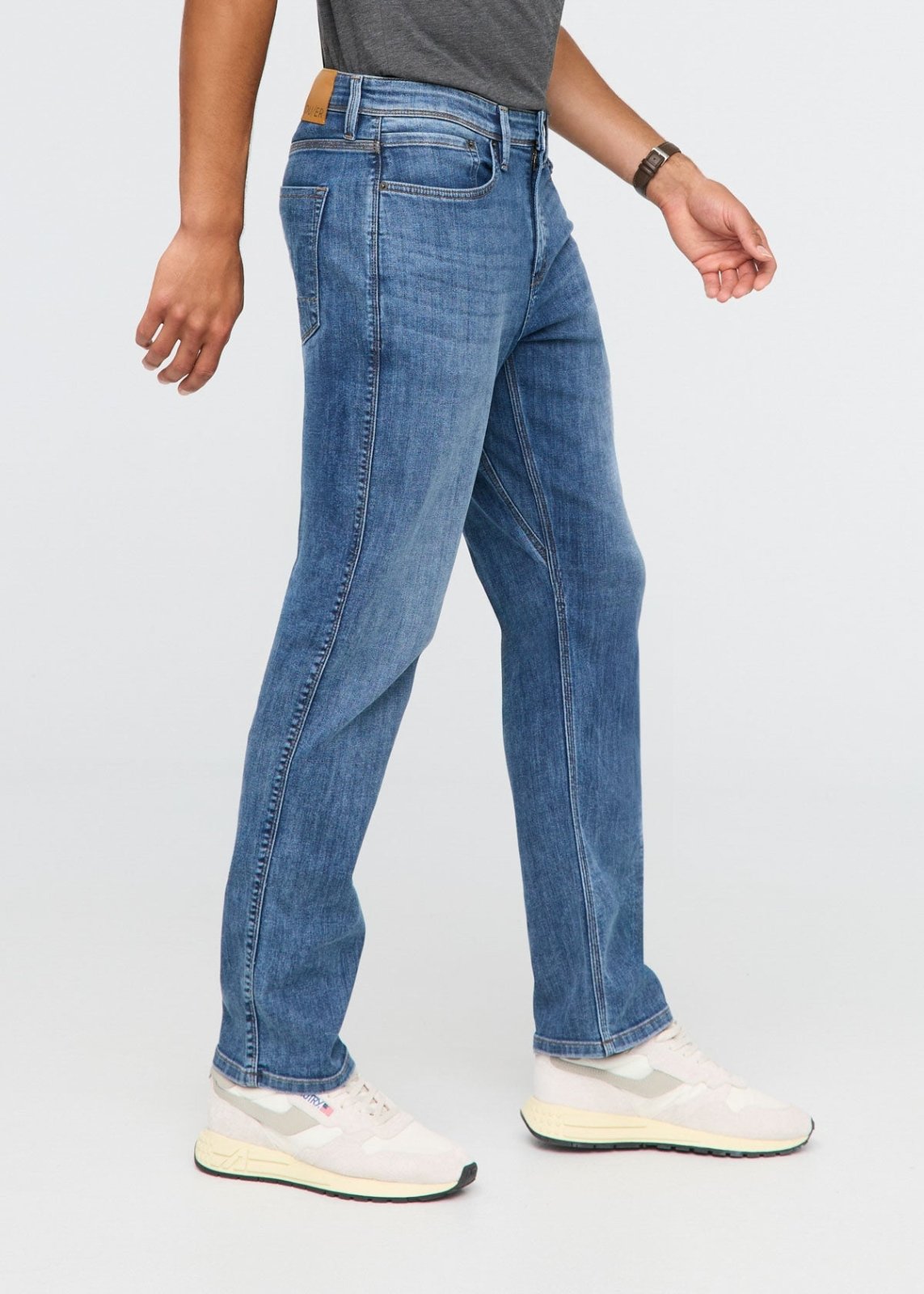 mens horizon athletic straight fit stretch jeans side