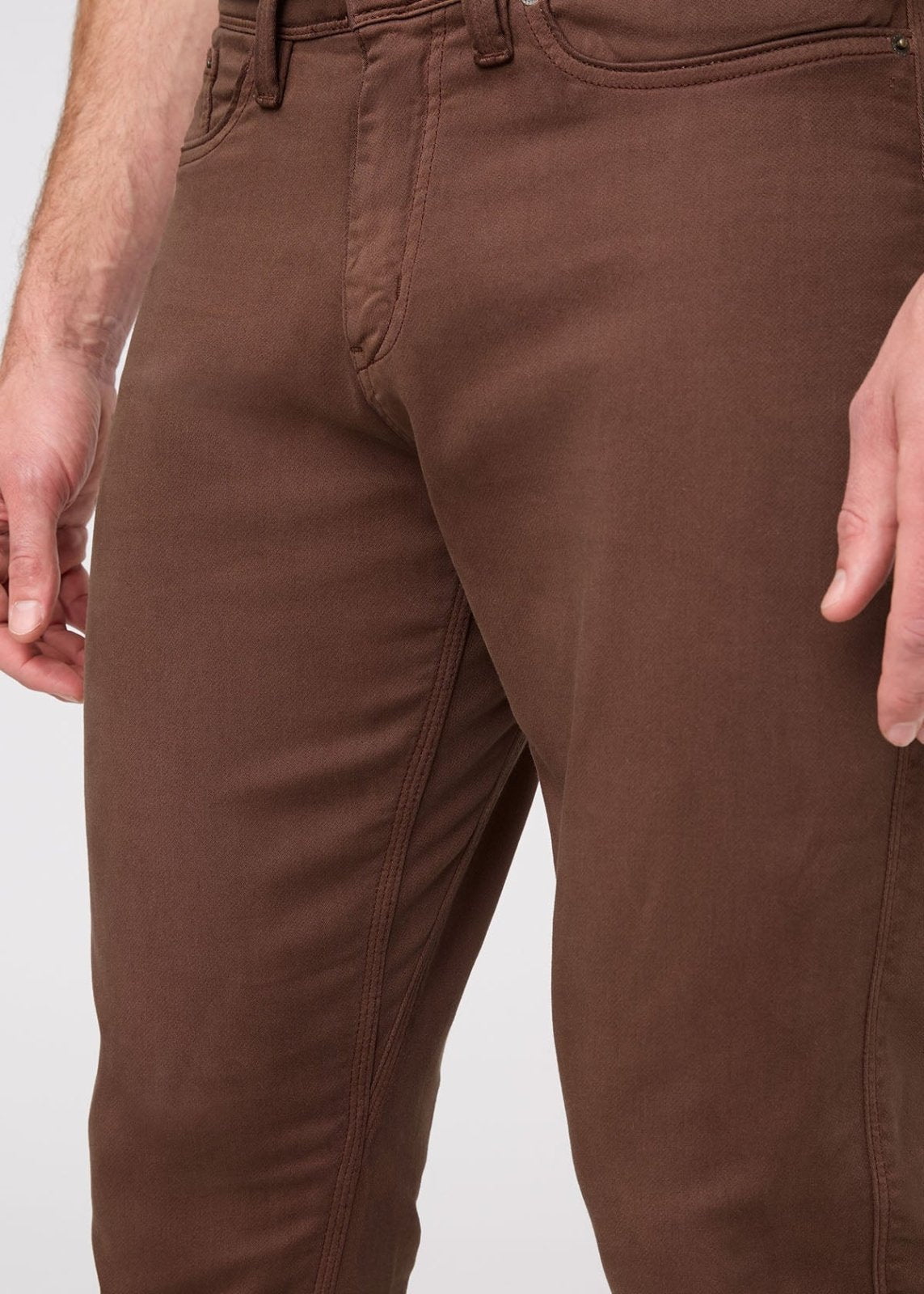 Men's Deep Taupe Relaxed Fit Dress Sweatpant Gusset