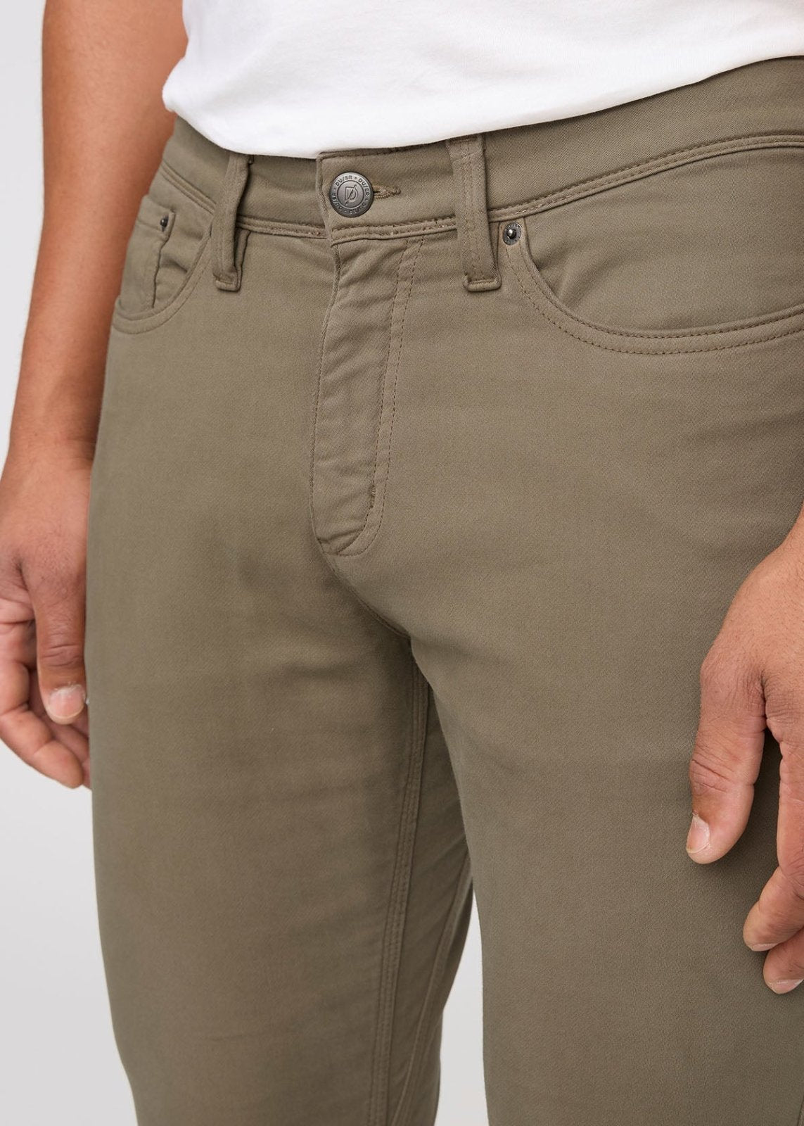 Men's Eucalyptus Relaxed Fit Dress Sweatpant Front Detail