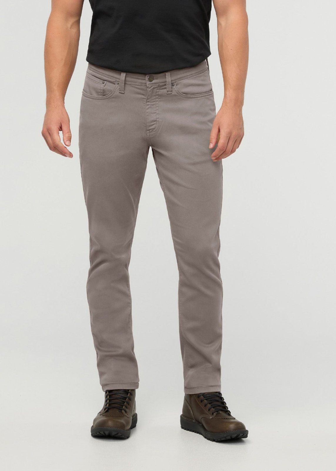 Men's Stone Relaxed Fit Dress Sweatpant Front