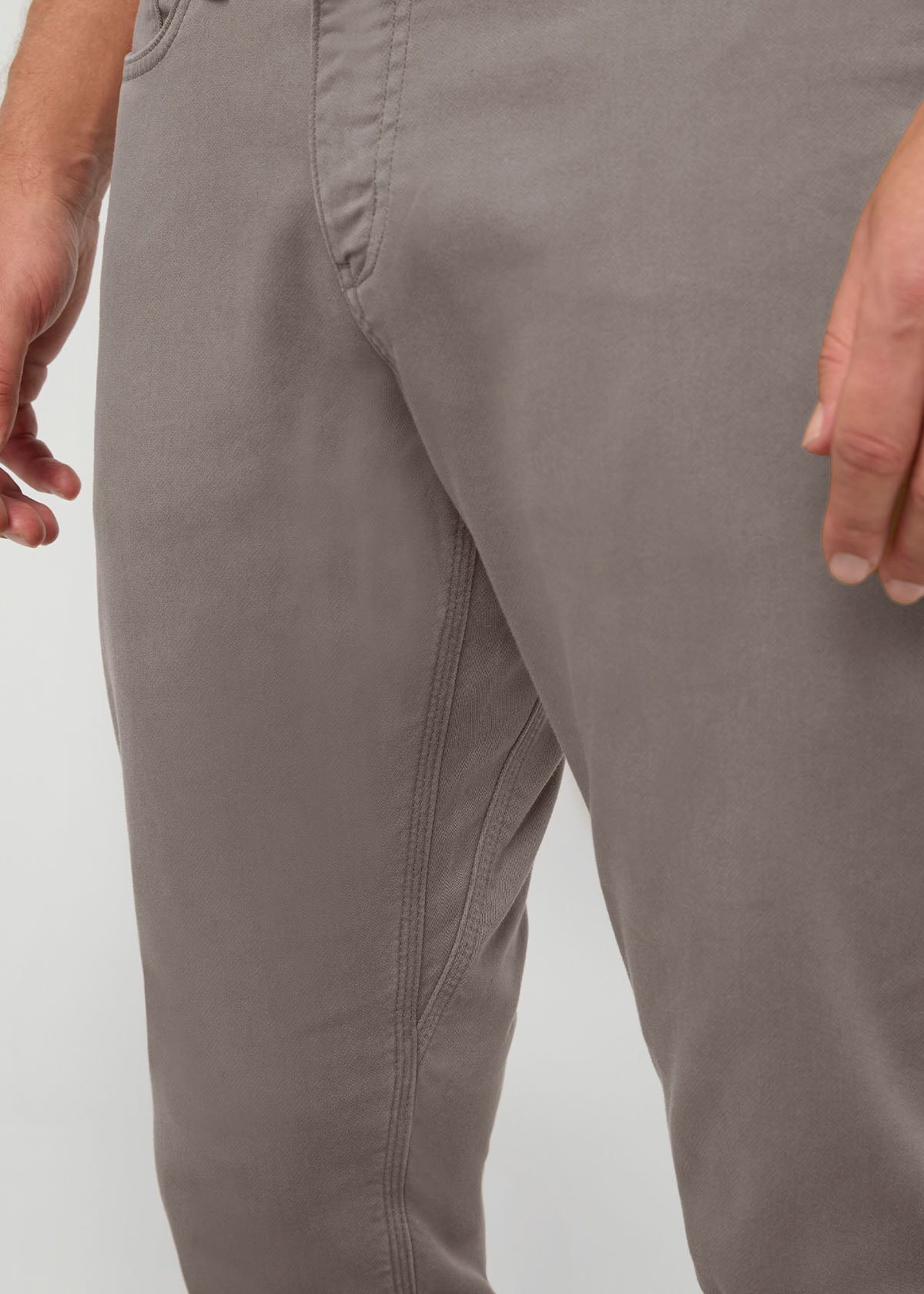 Men's Stone Relaxed Fit Dress Sweatpant Gusset