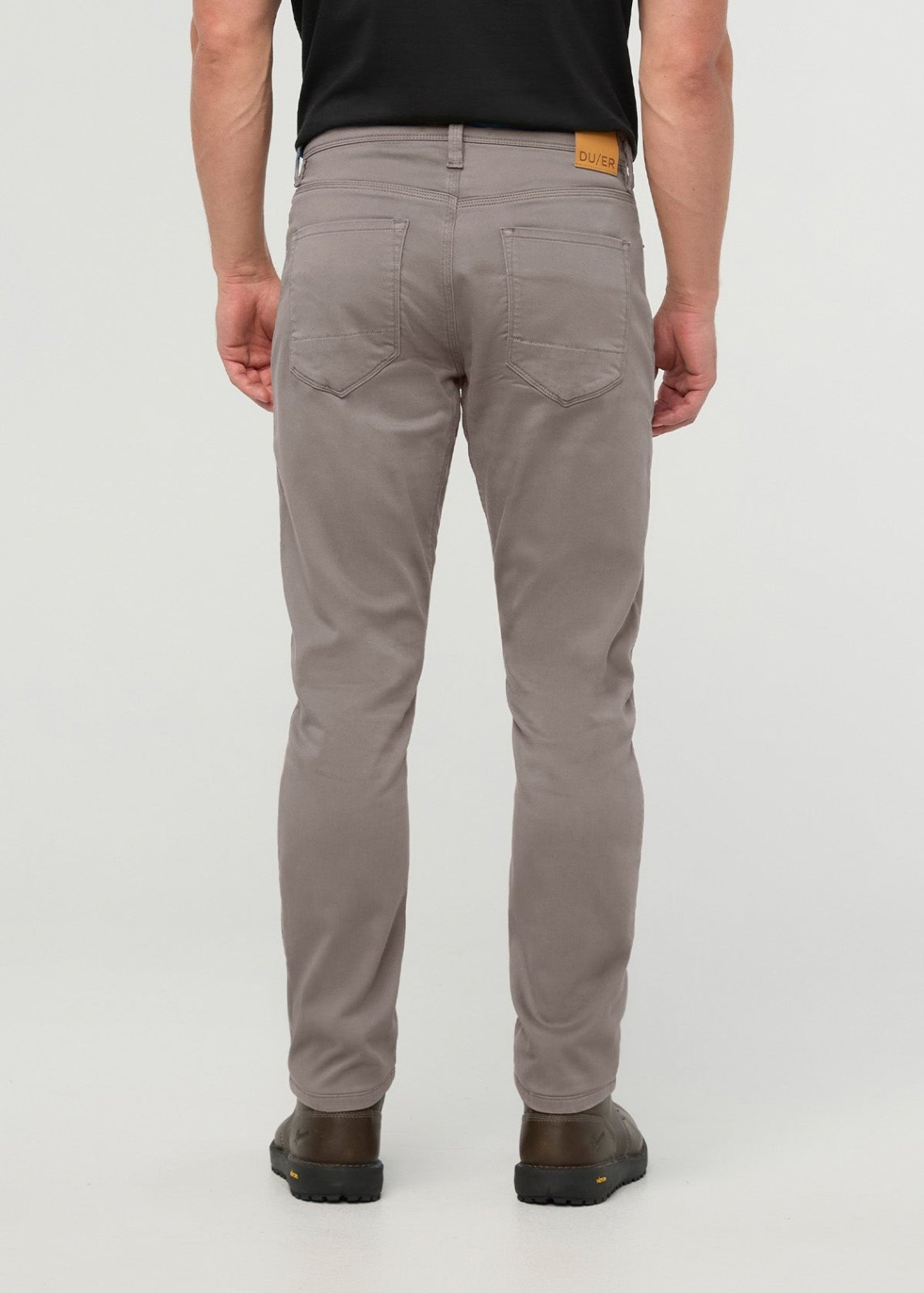 Men's Stone Relaxed Fit Dress Sweatpant Back