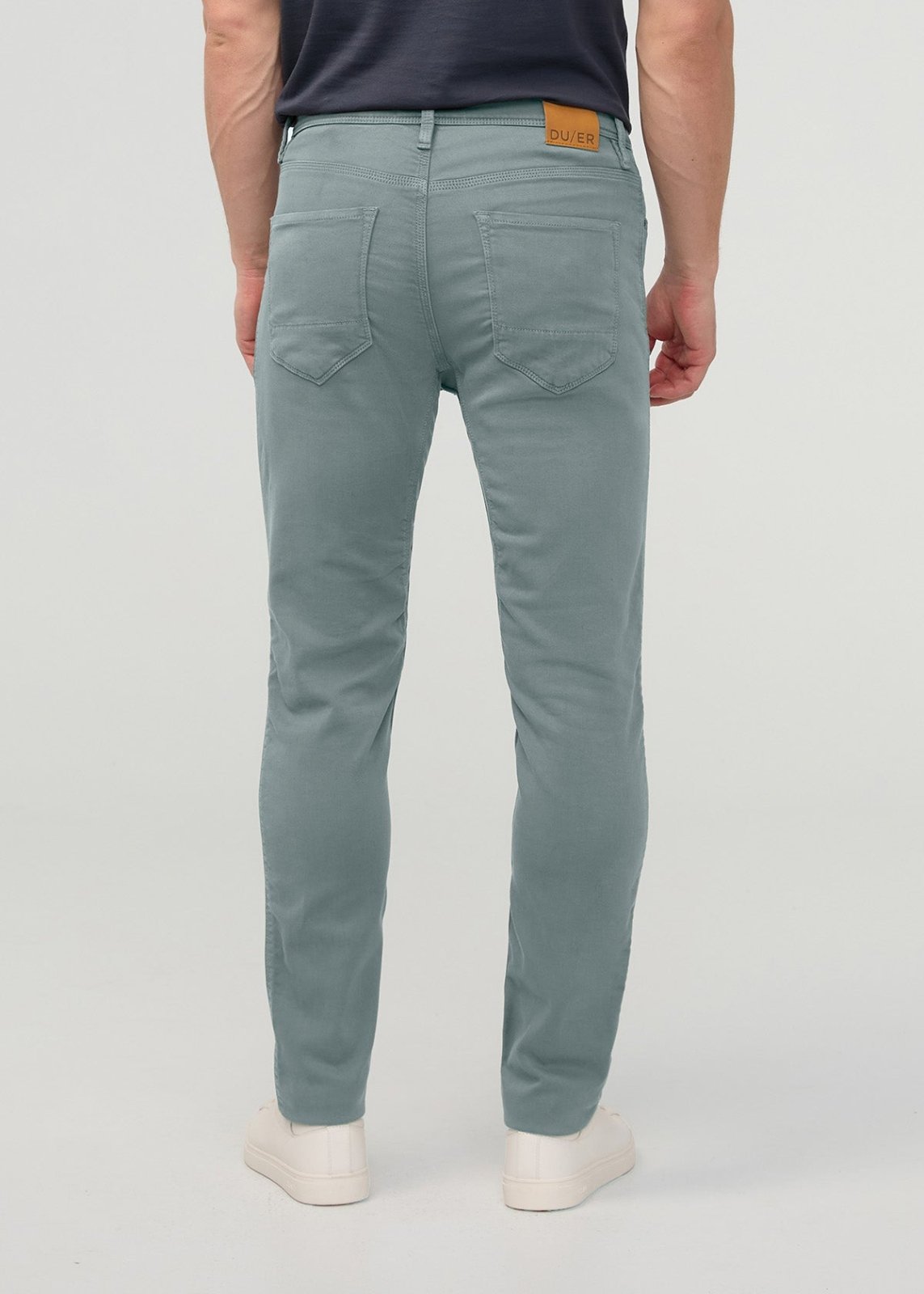 Men's Blue Spruce Slim Fit Dress Sweatpant Back