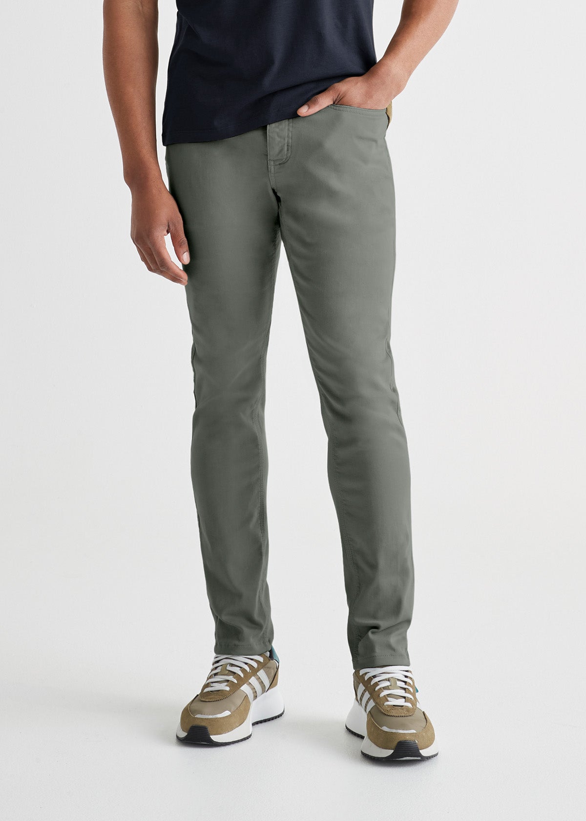 No Sweat Pant Relaxed Taper - Army Green