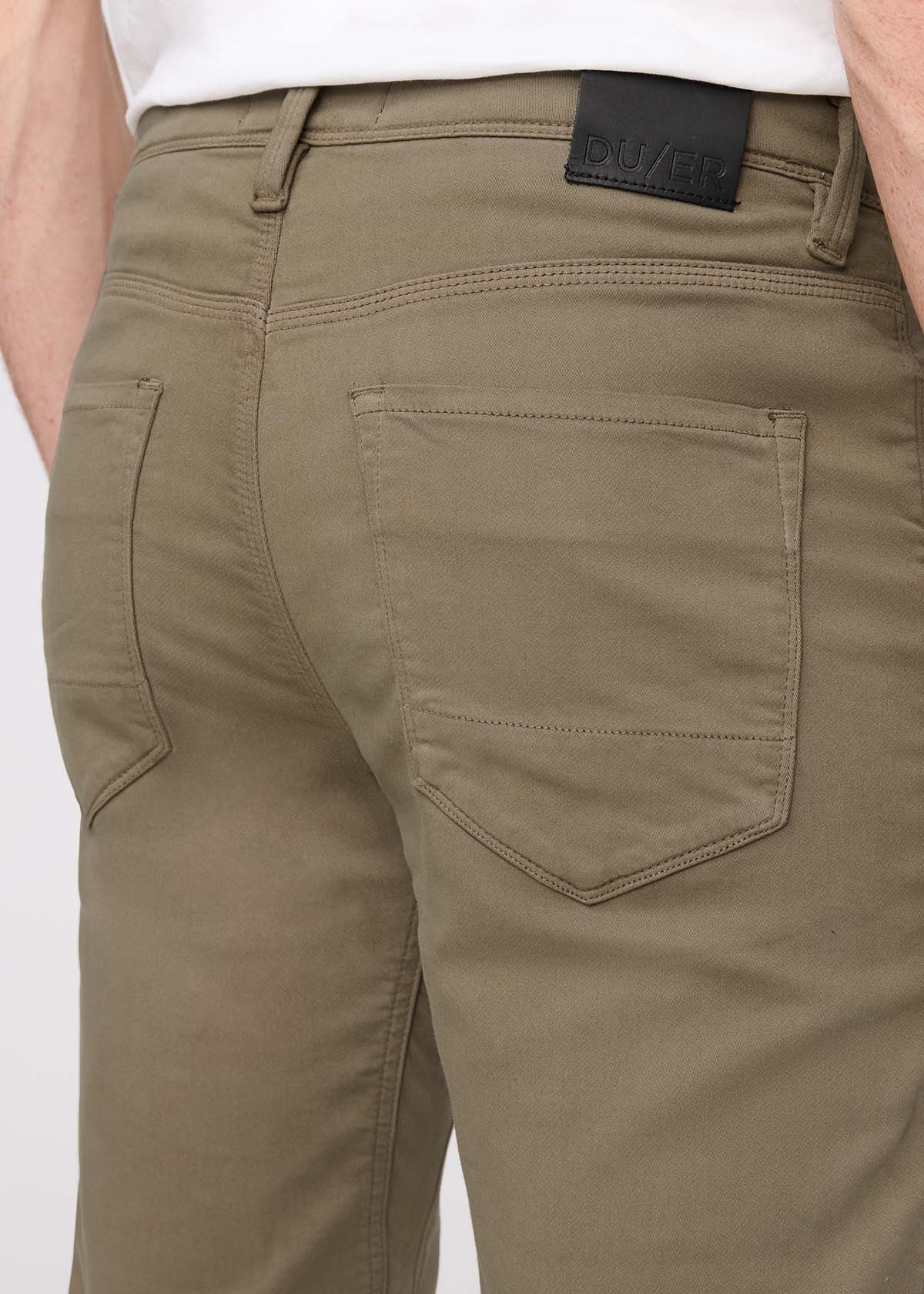 Men's Eucalyptus Straight Fit Dress Sweatpant Back Detail