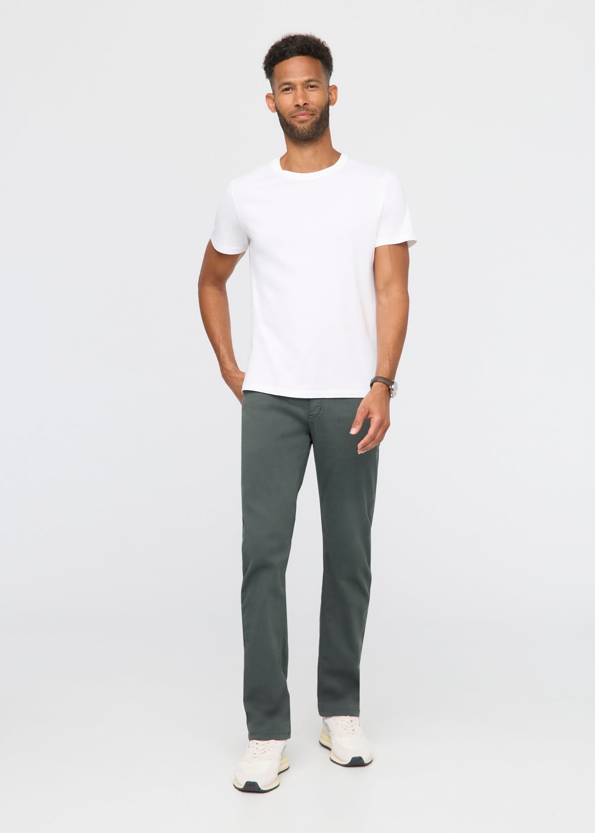 Men's Peat Straight Fit Dress Sweatpant Full Body