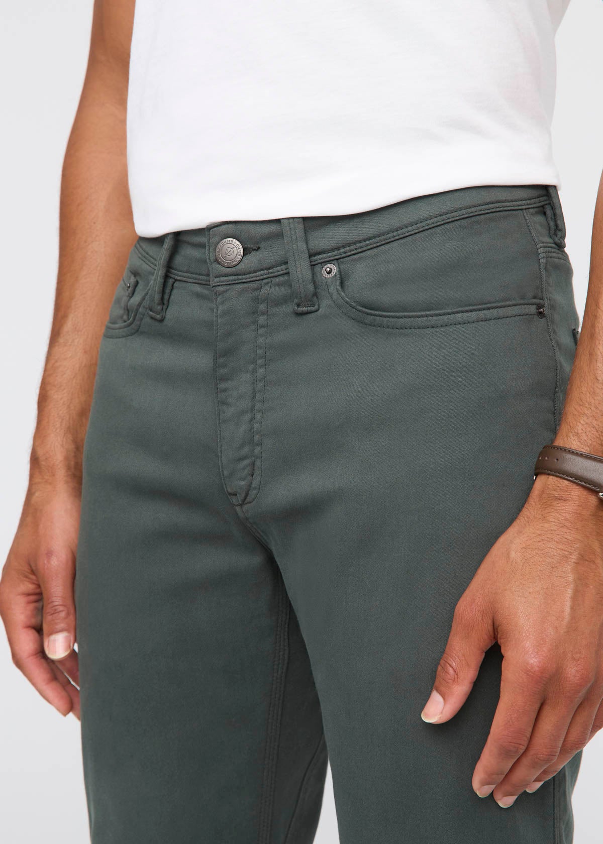 Men's Peat Straight Fit Dress Sweatpant Front Detail