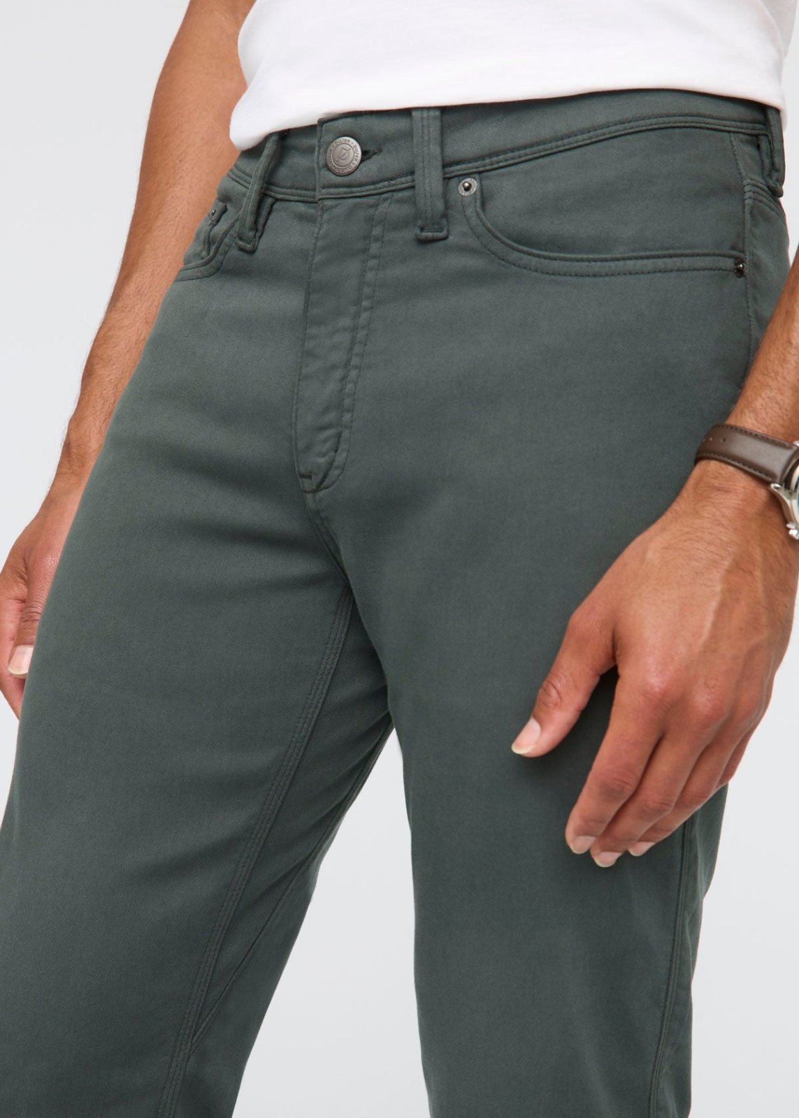 Men's Peat Straight Fit Dress Sweatpant Gusset