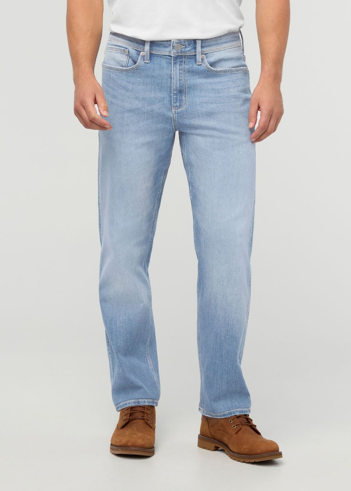 Men's Breeze Relaxed Straight Fit Lightweight Stretch Jeans front