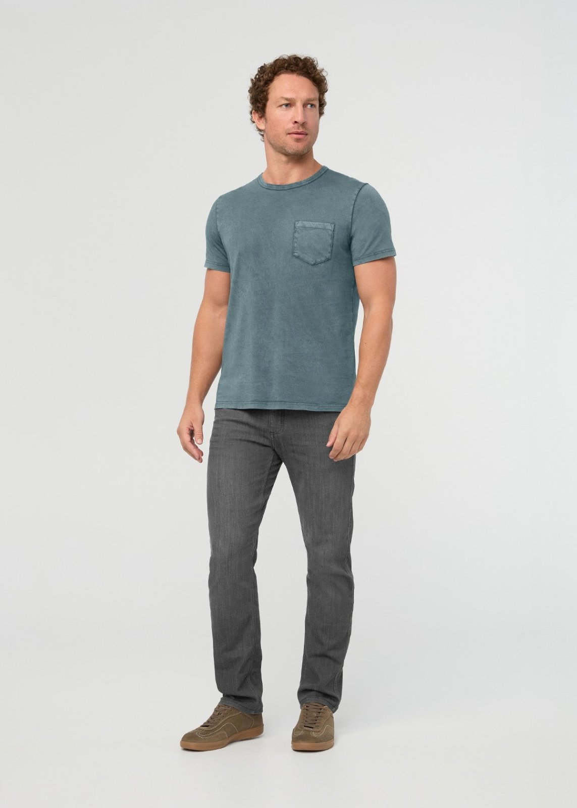 Men's Echo Performance Denim Lite Slim Straight full body