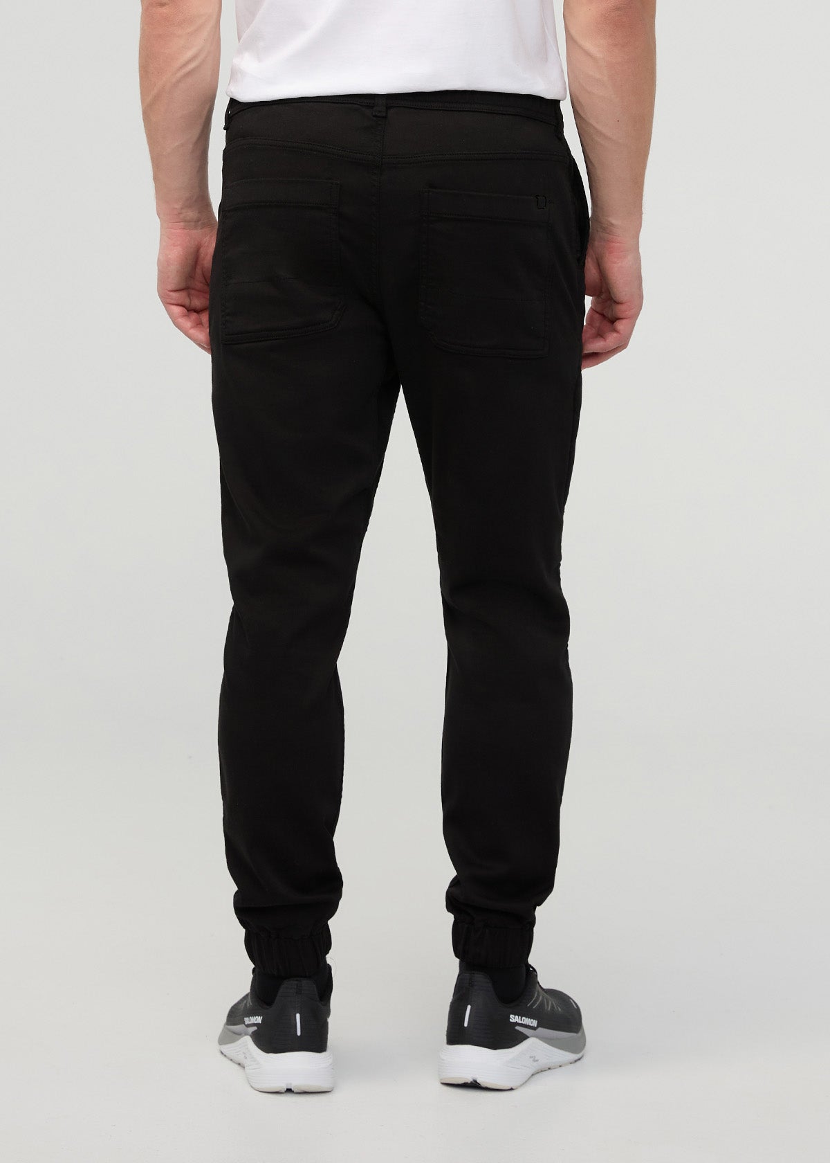 Men's Black No Sweat Jogger back
