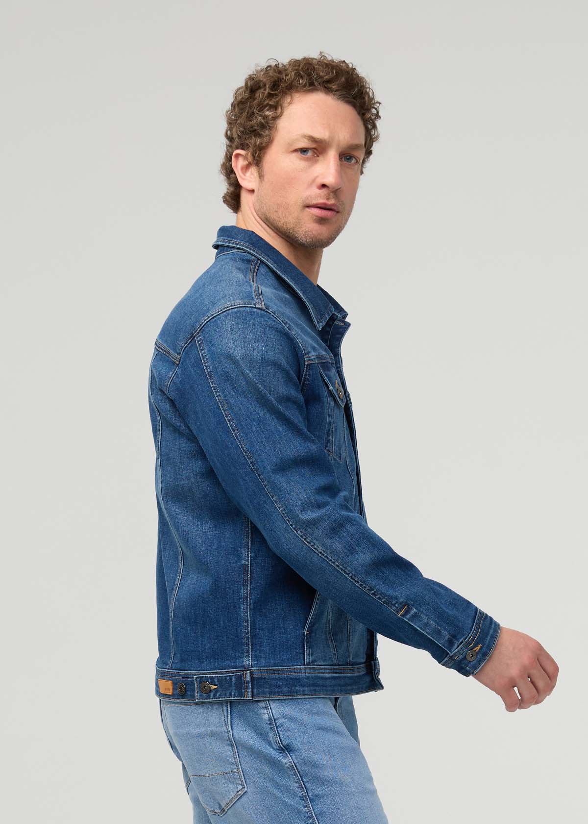 Performance Denim+ All Season Trucker Jacket - Alpine Indigo