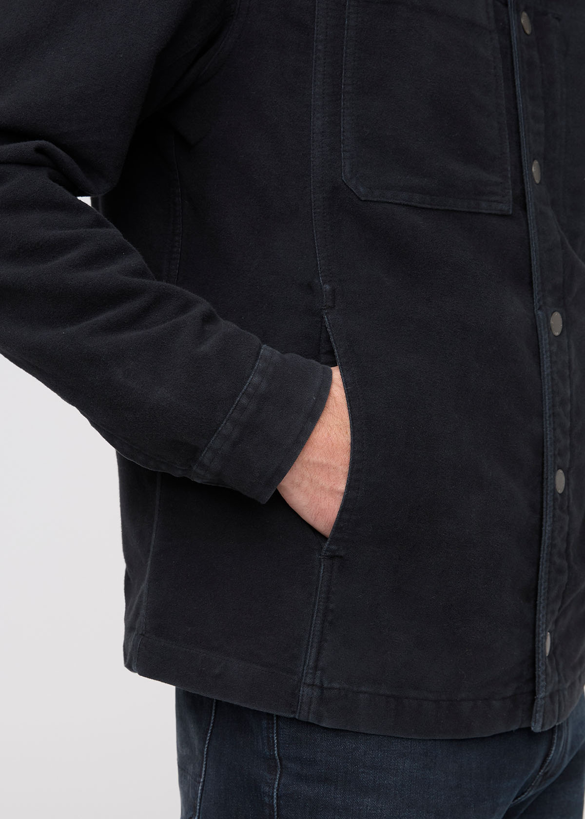 Men's Shadow Moleskin Jacket Front Pocket