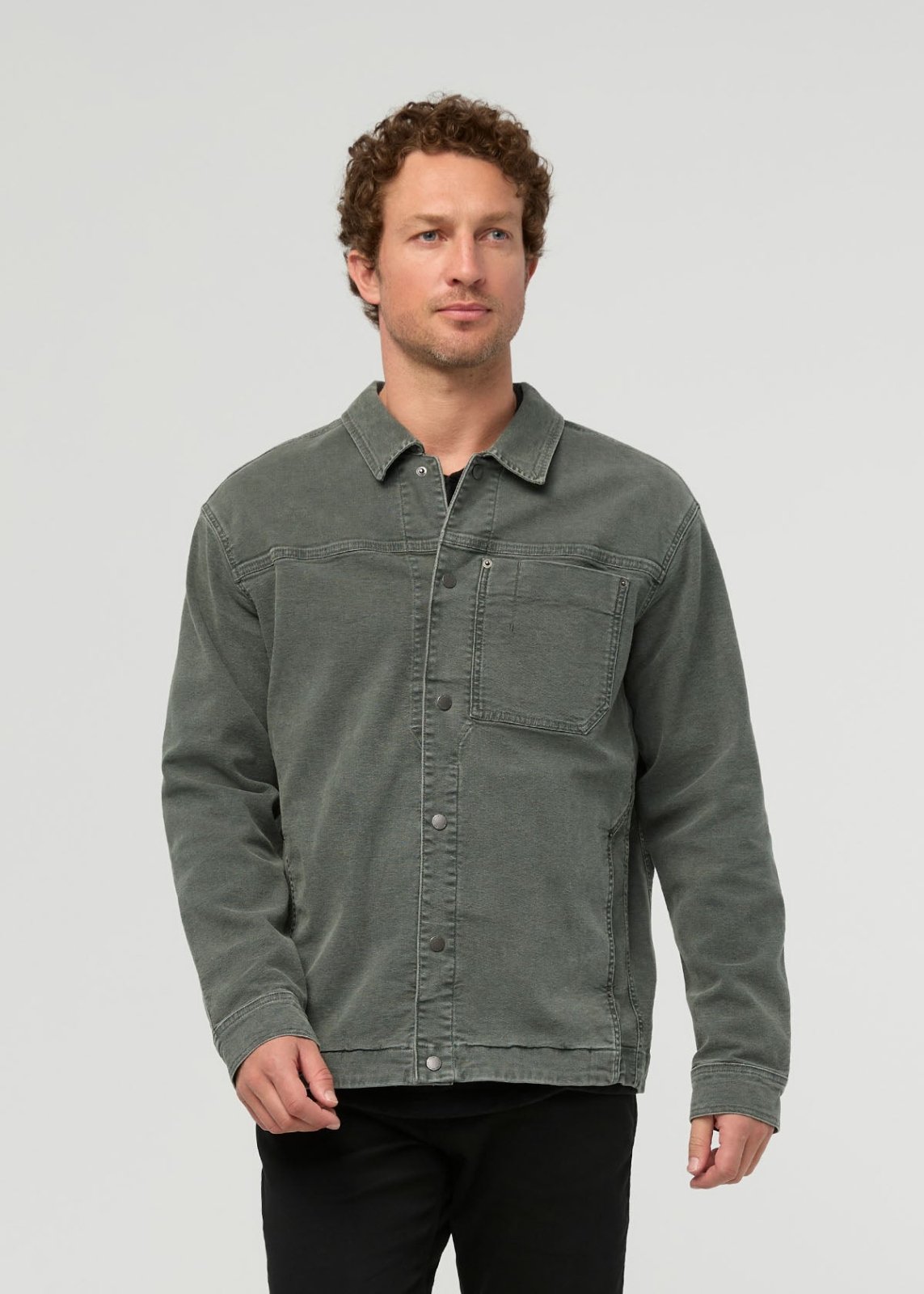 Men's Thyme Stretch Canvas Work Jacket front