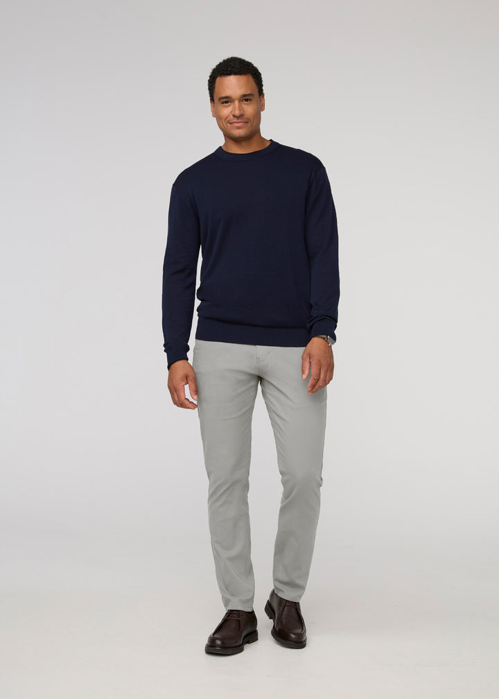 duer NuStretch Relaxed Taper Trouser - Clean Grey