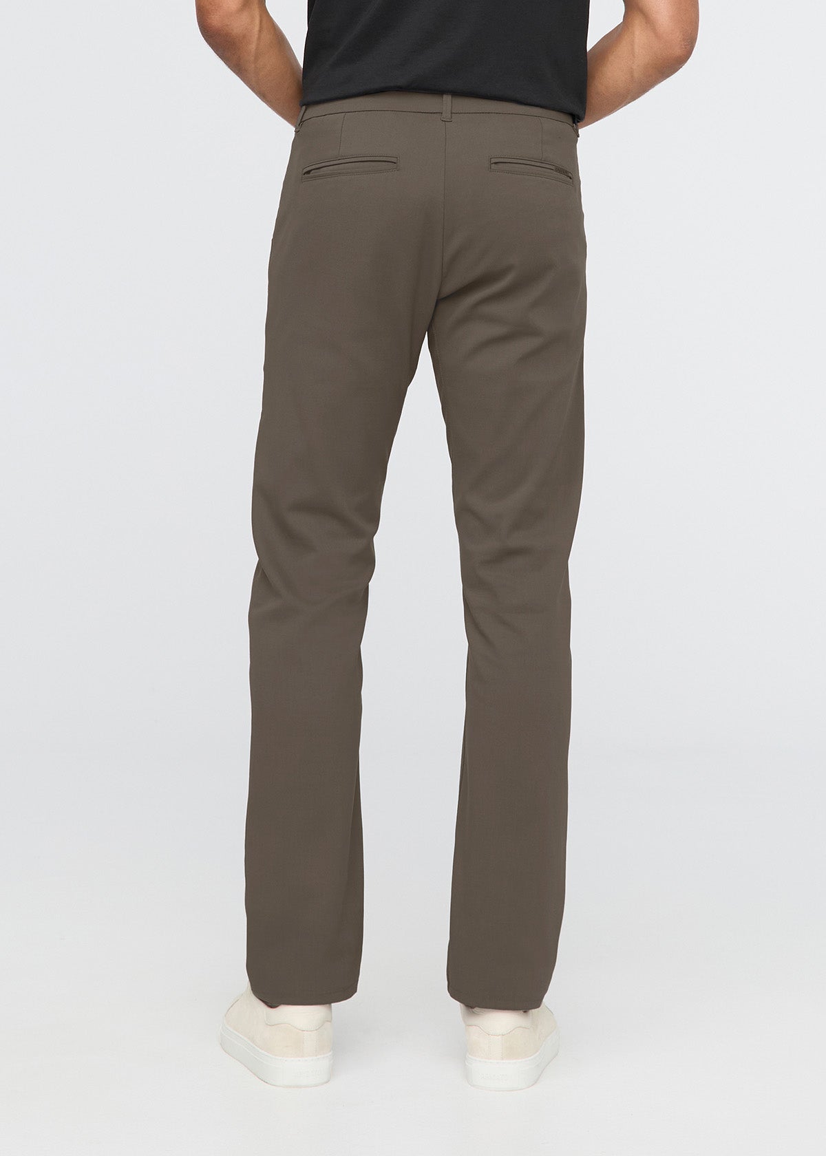 Men's Thyme Slim Straight Fit Stretch Trouser Back