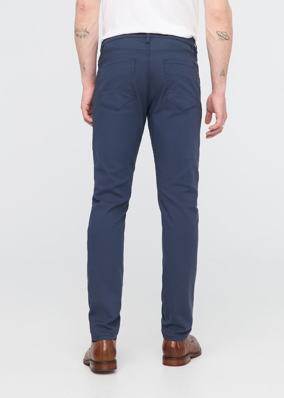 Slim Fit Geisha Pants in Navy