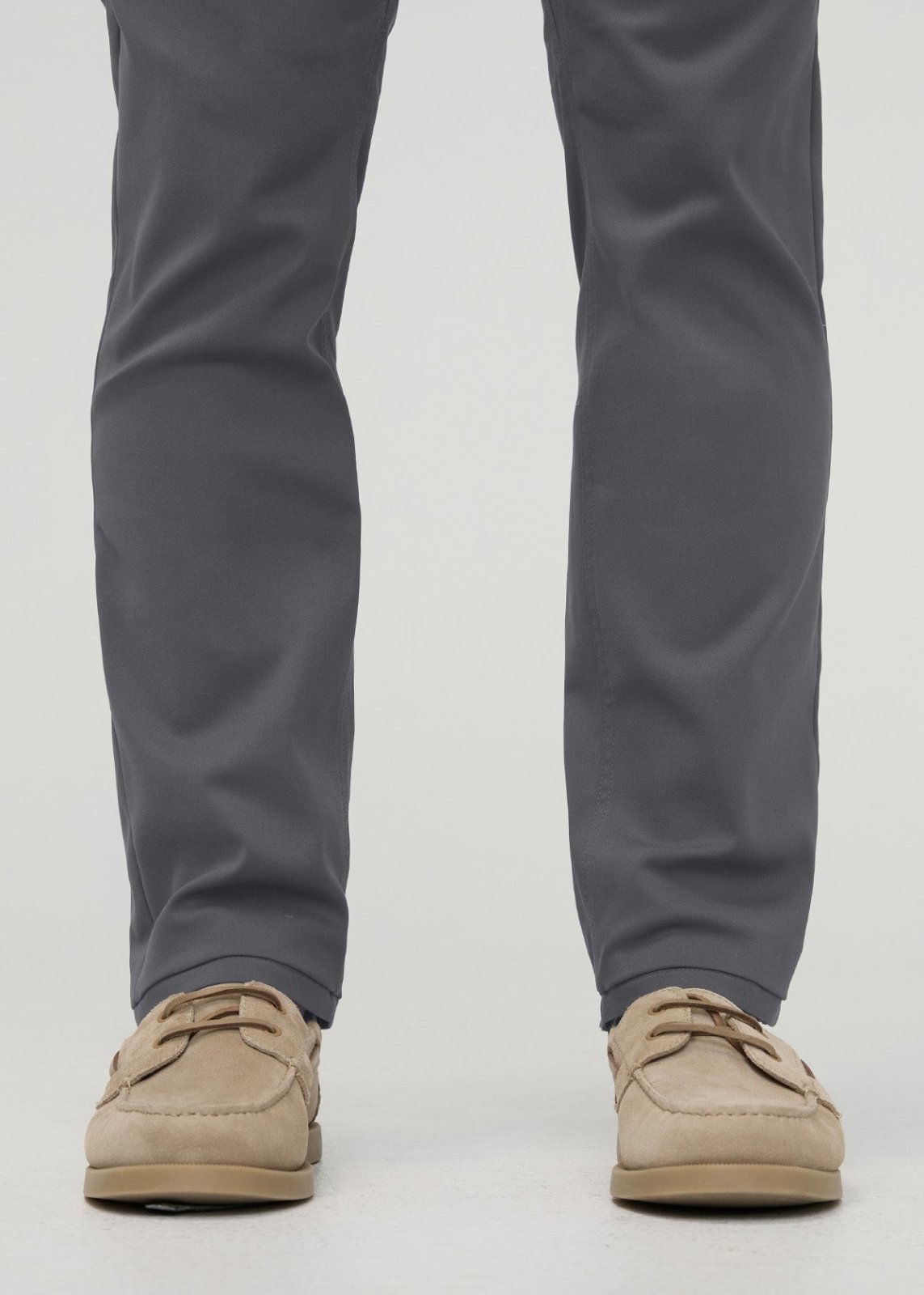 NuStretch Slim Straight Trouser - River Rock